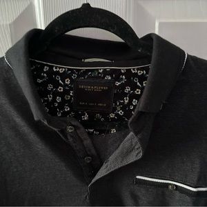 Denim and Flower Men’s Black Polo